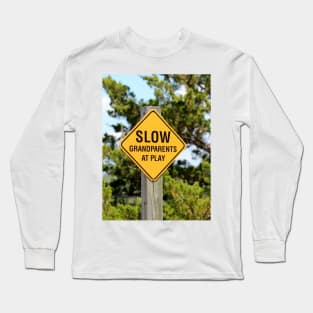 Caution Sign Long Sleeve T-Shirt